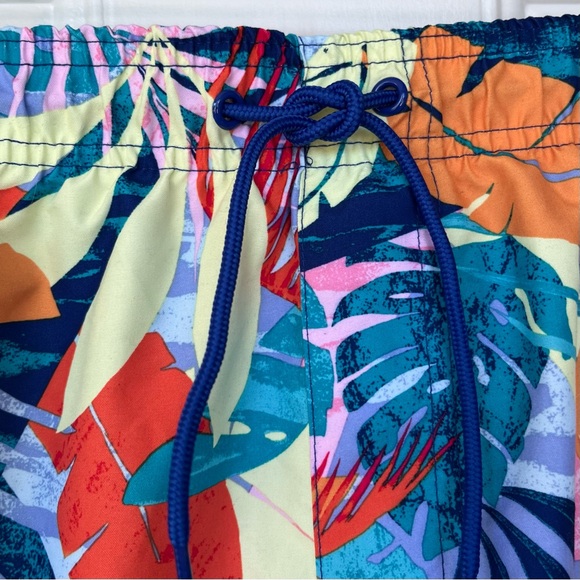 •Old Navy• Colorful Leafy Swim Trunks - Size Large - Picture 3 of 9